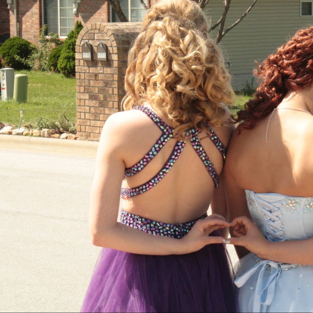 Purple Jovani Prom Dress